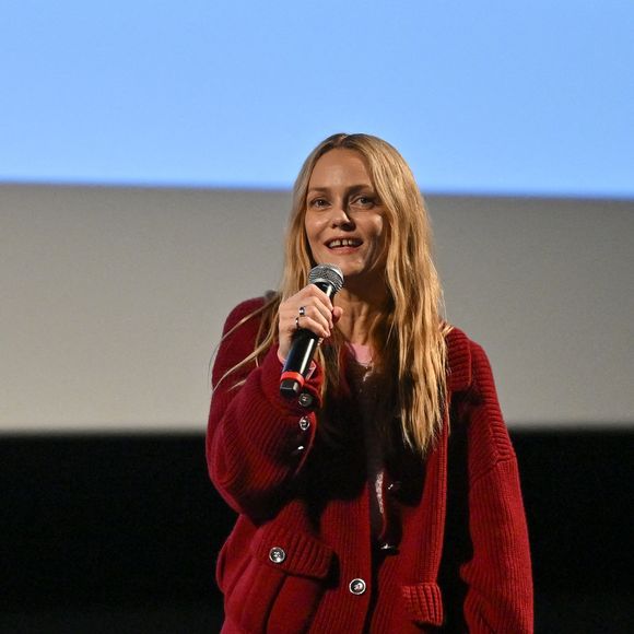 Vanessa Paradis assiste à la projection du film Cafe de Flore lors du 16e Festival du film Lumière à Lyon, France, le 14 octobre 2024. Photo par Julien Reynaud/APS-Medias/ABACAPRESS.COM