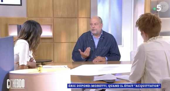 Eric Dupond Moretti dans "C l'hebdo", France 5, le 31 mai 2025.