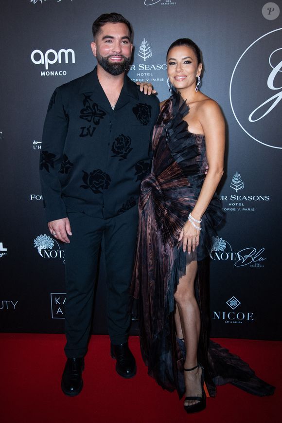 Kendji Girac et Eva Longoria lors du 11ème Gala Eva Longoria X Global Gift dans le cadre de la Semaine de la Mode de Paris au Four Seasons Hotel George V à Paris, France, le 30 septembre 2023. Photo par Aurore Marechal/ABACAPRESS.COM
