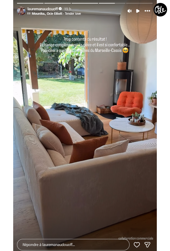 Laure Manaudou partage des images de son intérieur