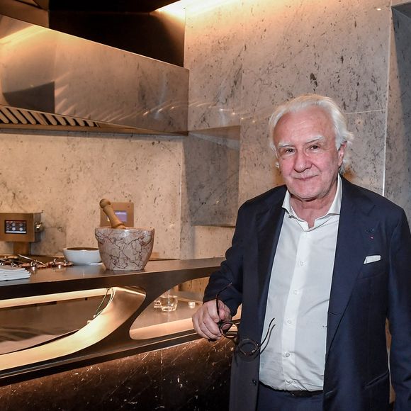 Romeo Hadid Rome présentation du livre DNA Ducasse par Alain Ducasse. Sur la photo : Alain Ducasse. (Credit Image : © Roma/IPA via ZUMA Press / Bestimage)