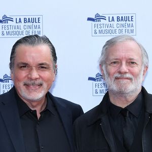 Christophe Barratier et Francis Huster - 10ème Festival du Cinéma et de la Musique de Film à La Baule le 29 juin 2024.  © Rachid Bellak/Bestimage