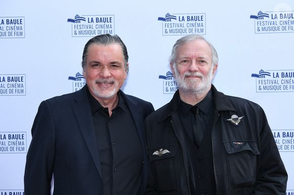 Christophe Barratier et Francis Huster - 10ème Festival du Cinéma et de la Musique de Film à La Baule le 29 juin 2024.  © Rachid Bellak/Bestimage