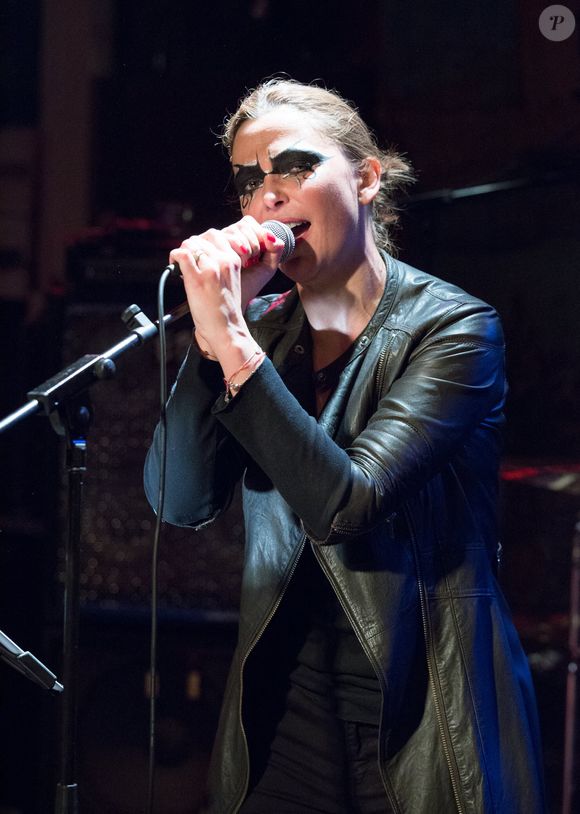 Sandrine Quetier et son groupe The Jokers en concert au Bus Palladium à Paris, France, le 27 novembre 2014.  Photo par Nasser Berzane/ABACAPRESS.COM