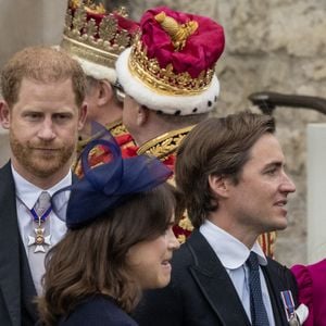 Sortie de la cérémonie de couronnement du roi d'Angleterre à l'abbaye de Westminster de Londres, Royaume Uni, le 6 mai 2023. Agence / Bestimage