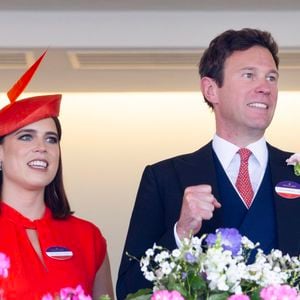 Le 21 juin 2025, la princesse Eugenie d’York et Jack Brooksbank au Royal Ascot. Credit: GOFF  / BESTIMAGE