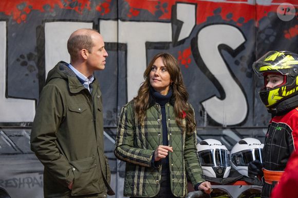 Le Prince et la Princesse de Galles, connus sous le nom de Duc et Duchesse de Rothesay lorsqu'ils sont en Ecosse, visitent DAY1, une organisation caritative basée dans les Highlands à Inverness, Ecosse, qui offre des services de mentorat, de formation, de développement personnel et d'employabilité aux jeunes vulnérables.  Le 2 novembre 2023 à Inverness, Royaume-Uni. © Paul Campbell/PA Wire/ABACAPRESS.COM