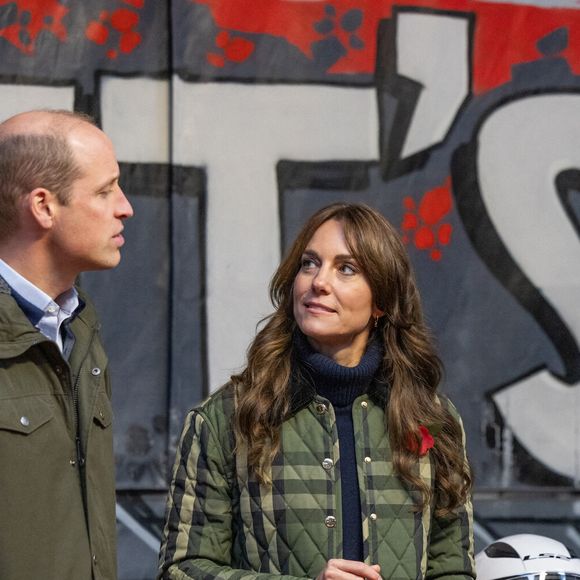 Le Prince et la Princesse de Galles, connus sous le nom de Duc et Duchesse de Rothesay lorsqu'ils sont en Ecosse, visitent DAY1, une organisation caritative basée dans les Highlands à Inverness, Ecosse, qui offre des services de mentorat, de formation, de développement personnel et d'employabilité aux jeunes vulnérables.  Le 2 novembre 2023 à Inverness, Royaume-Uni. © Paul Campbell/PA Wire/ABACAPRESS.COM