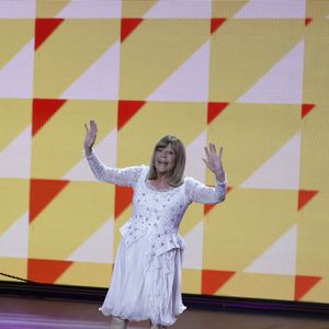 Exclusif - Chantal Goya lors de l'enregistrement de l’émission La Grande Fête de Carcassonne, diffusée le samedi 6 septembre à 21.10 sur France 2, dans la Cité Médiévale de Carcassonne, France, le 24 juin 2025. © Jack Tribeca/Bestimage