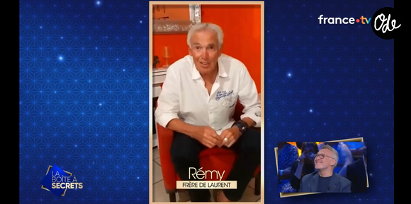 Laurent Ruquier découvre un message vidéo de son frère Rémy dans l'émission "La Boîte à secrets" diffusée sur France 3 le 16 octobre 2026.