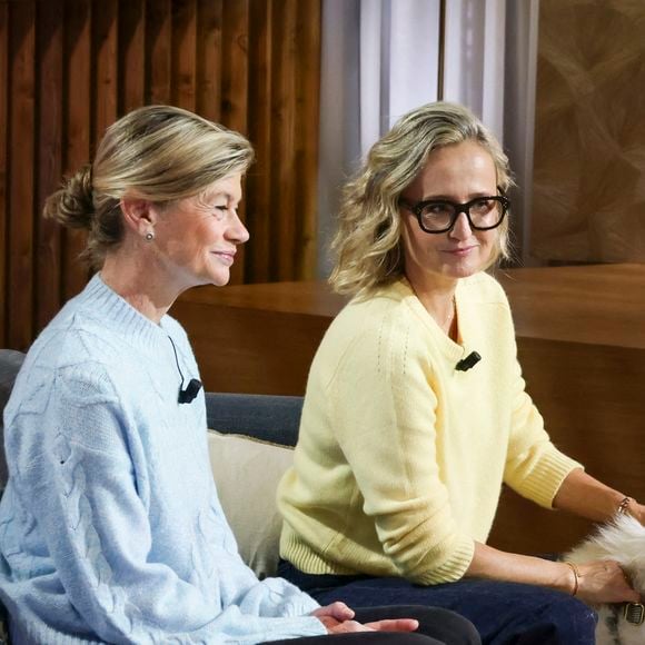 Exclusif - Caroline Roux, sur plateau de la nouvelle émission "Animalement Vôtre" présentée par Bernard Montiel et diffusée le 30 novembre sur France 3, à Paris, France, le 14 octobre 2025. © Jack Tribeca/Bestimage