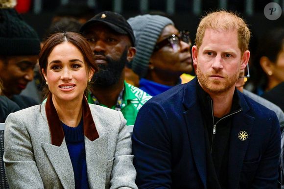 Vancouver, CANADA - Le prince Harry et Meghan Markle font une apparition lors de la deuxième journée des Invictus Games Vancouver Whistler 2025. (Backgrid USA / Bestimage).