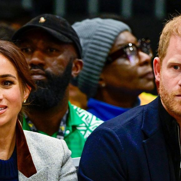 Vancouver, CANADA - Le prince Harry et Meghan Markle font une apparition lors de la deuxième journée des Invictus Games Vancouver Whistler 2025. (Backgrid USA / Bestimage).