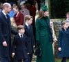 Accompagnée de prince William, George, Chartloote et Louis.

Catherine (Kate) Middleton, princesse de Galles, Prince Louis, Princesse Charlotte, Prince George, Le prince William, prince de Galles - La famille royale britannique se rend à la messe de Noël à Sandringham le 25 décembre 2024.  

Photo : Julien Burton / Bestimage