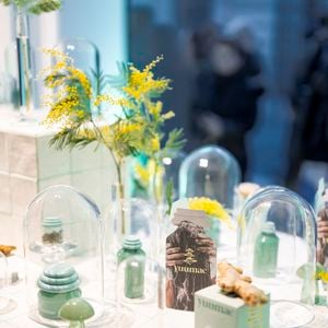 Exclusif - Atmosphère lors du lancement de la gamme de soins cheveux "Yuumae" de Coralie Porrovecchio, à Paris, le 6 décembre 2025.
© Pierre Perusseau/Bestimage