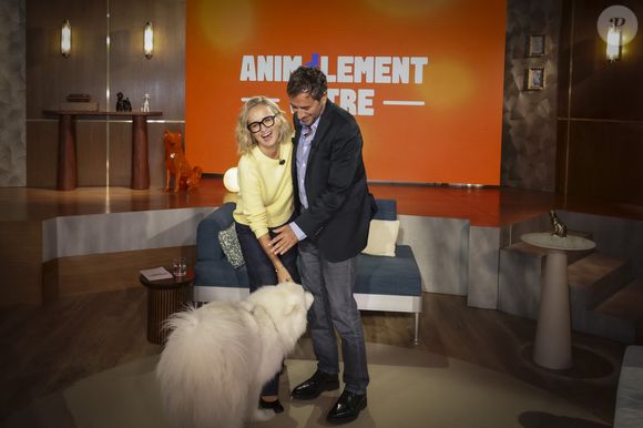La journaliste de 53 ans avait été approchée pour le 20h de France 2, une proposition qu’elle avait finalement déclinée.

Exclusif - Caroline Roux, sur plateau de la nouvelle émission "Animalement Vôtre" présentée par Bernard Montiel et diffusée le 30 novembre sur France 3, à Paris, France, le 14 octobre 2025. © Jack Tribeca/Bestimage