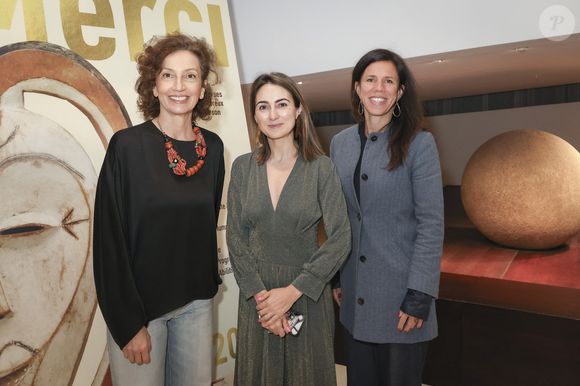 Audrey Azoulay, Angélique Delorme, Eléonore de Lacharrière - Marc Ladreit de Lacharrière est nommé mécène d'honneur du 20ème anniversaire du musée du quai Branly à Paris le 13 avril 2026. © Jack Tribeca / Bestimage
