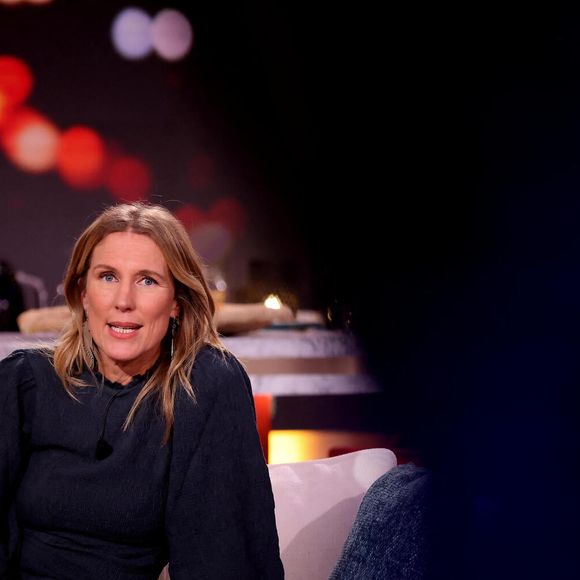 Exclusif - Agathe Lecaron lors de l'enregistrement de la nouvelle émission "Bertrand n'a pas sommeil", présentée par B.Chameroy et diffusée le 12 janvier  sur France 2

© Dominique Jacovides / Bestimage