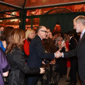 Le roi Felipe VI d'Espagne à l'Académie royale d'Espagne à Rome le 10 décembre 2024.