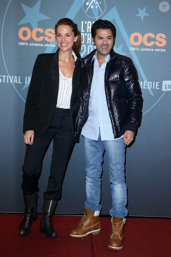 Jamel Debbouze et sa femme Mélissa Theuriau lors de la cérémonie de clôture du 19ème Festival International du film de Comédie de l'Alpe d'Huez, le 16 janvier 2016.© Dominique Jacovides/Bestimage