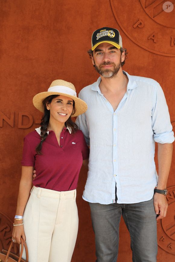 Reem Kherici et son ex mari Gilles Lemaire au village des Internationaux de France de Roland Garros à Paris le 9 juin 2021.

© Dominique Jacovides / Bestimage