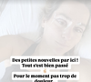 "Des petites nouvelles par ici. Tout s'est bien passé. Pour le moment, pas trop de douleur. Ça ne saurait tarder", a-t-elle écrit en story. 

Laure (Mariés au premier regard) donne des nouvelles après ses opérations.