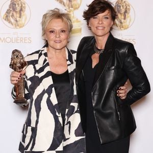 Muriel Robin et Anne Le Nen assistent à la 35e cérémonie des Molières aux Folies Bergères, le 4 mai 2026 à Paris, en France. Photo de Jérôme Dominé/ABACAPRESS.COM