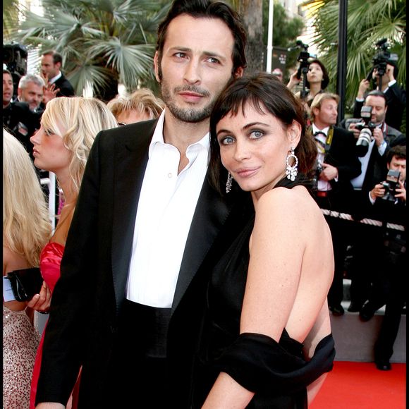 Emmanuelle Béart et Michael Cohen - Montée des Marches du film Synecdoche - New York - 61ème festival du film de Cannes 2008.