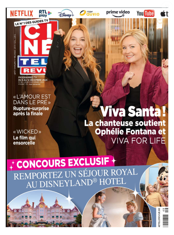 Couverture du magazine "Ciné Télé Revue" du 5 décembre 2024