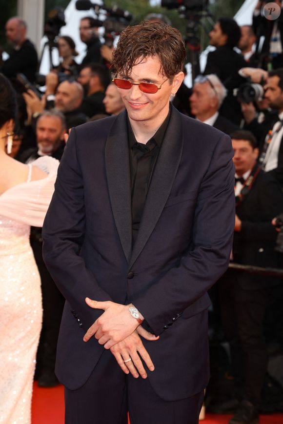 Raphaël Quenard - Montée des marches du film « Die my love » lors du 78ème Festival International du Film de Cannes, au Palais des Festivals à Cannes. Le 17 mai 2025
© Jacovides-Moreau / Bestimage