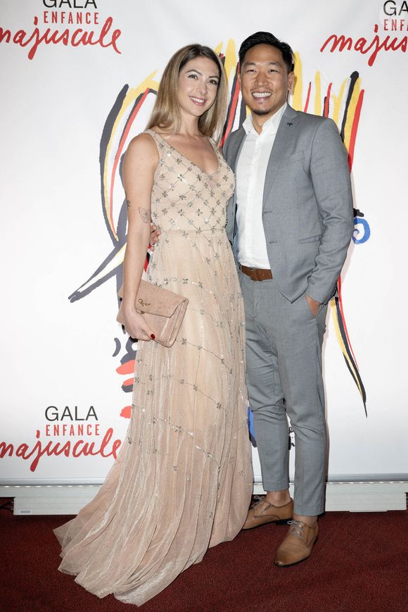 Frederic Khouvilay et sa fiancée Marine assistent au Gala de l'Enfance Majuscule à la salle Gaveau, le 7 octobre 2024 à Paris, France.  Photo de David Niviere/ABACAPRESS.COM