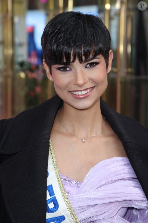 Miss France 2024, Eve Gilles assiste au dîner Peninsula in Pink par Octobre Rose au profit des Bonnes Fees, à Paris, France le 03 octobre 2024. Photo par Jerome Dominé/ABACAPRESS.COM