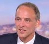 Invité dans le 20h de TF1, Raphaël Glucksmann a annoncé sa candidature à la présidentielle 2027.

Raphaël Glucksmann dans le JT de TF1.