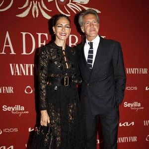 Le prince Emmanuel-Philibert de Savoie et Adriana Abascal - Adriana Abascal,Emmanuelle Filiberto de Saboya au photocall pour Vanity Fair : La noche del Pescaito pour Abril Fair 2025 à Séville le lundi 5 mai 2025. Photo par Cordon / Bestimage