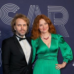 Marine Delterme, Florian Zeller - Photocall de la 47ème édition de la cérémonie des César à l'Olympia à Paris, le 25 février 2022. © Borde-Jacovides/Bestimage