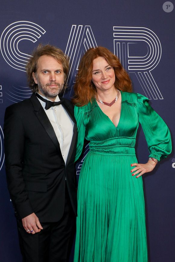 Marine Delterme, Florian Zeller - Photocall de la 47ème édition de la cérémonie des César à l'Olympia à Paris, le 25 février 2022. © Borde-Jacovides/Bestimage