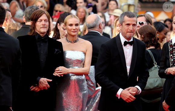 Norman Reedus, sa compagne Diane Kruger, Guillaume Canet - Montée des marches pour la cérémonie de clôture du 75ème Festival International du Film de Cannes. Le 28 mai 2022
© Dominique Jacovides / Bestimage