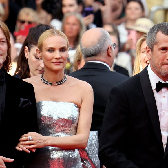 Norman Reedus, sa compagne Diane Kruger, Guillaume Canet - Montée des marches pour la cérémonie de clôture du 75ème Festival International du Film de Cannes. Le 28 mai 2022
© Dominique Jacovides / Bestimage