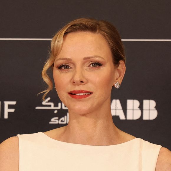 Exclusif - La princesse Charlène de Monaco - Soirée de gala du Monaco E-Prix 2025 à l'hôtel de Paris à Monaco le 4 ami 2025. © Claudia Albuquerque/Bestimage