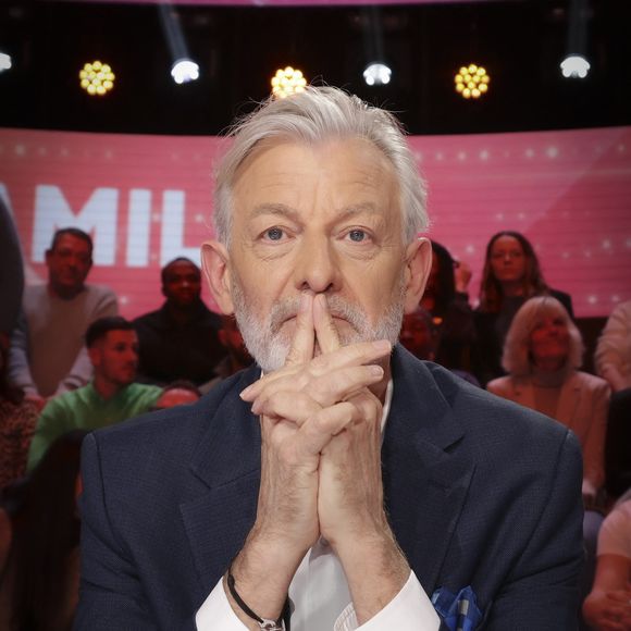 Exclusif - Gilles Verdez, sur le plateau de "Tout Beau, Tout N9uf - TBT9" présenté par C.Hanouna, et diffusé en direct sur W9, Paris, France, le 21 janvier 2026. © Jack Tribeca / Bestimage