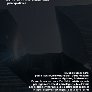 Story Instagram d'Agathe Auproux du mardi 3 mars 2026.