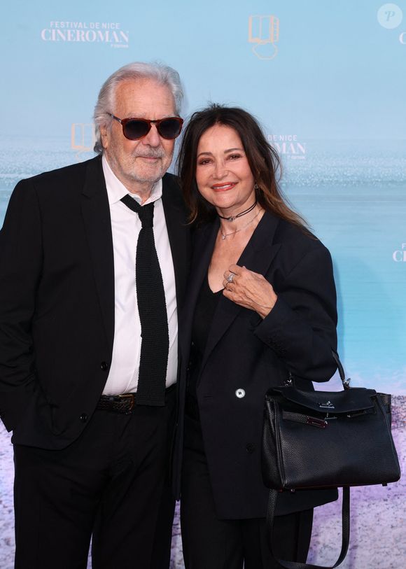 Pierre Arditi et sa femme Evelyne Bouix - Tapis rouge de la soirée d'ouverture de la 7ème édition du festival Cineroman à Nice le 29 septembre 2025. © Dominique Jacovides - Bruno Bebert / Bestimage