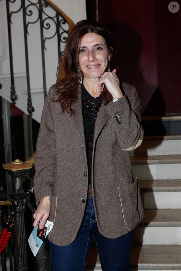Exclusif - Nathalie Levy - Générale de la pièce "La Joconde parle enfin" écrite par L. Ruquier au théâtre de l'oeuvre à Paris, France, le 04 avril 2024. © Christophe Clovis / Bestimage