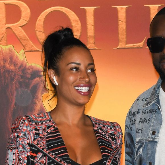 Maitre Gims et sa femme Demdem Djuna - Projection exceptionnelle du nouveau Disney "Le Roi Lion" au Grand Rex à Paris le 11 juillet 2019. © Coadic Guirec/Bestimage