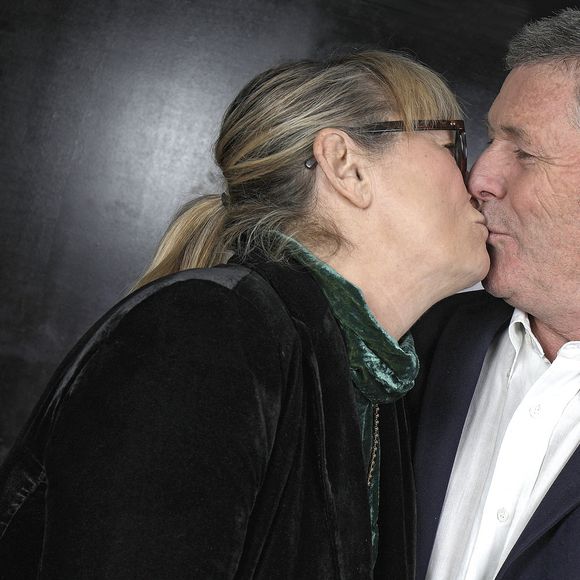 Christine Bravo avec son mari Stéphane Bachot à Paris, le 16 janvier 2023.

© Cédric Perrin/Bestimage