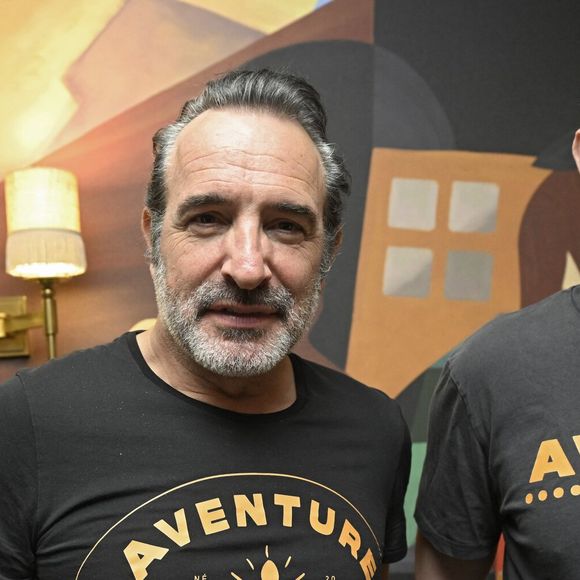 Jean Dujardin, Olivier Carsoule - J.Dujardin à la soirée de dégustation du whisky de seigle français "Aventure" (Bordeaux Distilling Co), dont il est partenaire, à Bruxelles, le 13 mars 2026. © Photonews / Bestimage