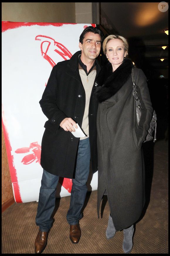 Patricia Kaas et Yannick Alléno au spectacle de Valérie Lemercier au Palace. RINDOFF-GUIREC / BESTIMAGE