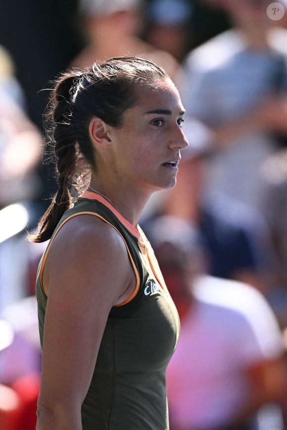 Caroline Garcia (FRA) lors de son premier tour à l'US Open 2025 au Billie Jean National Tennis Center à New York City, NY, USA, le 25 août 2025. Photo par Corinne Dubreuil/ABACAPRESS.COM