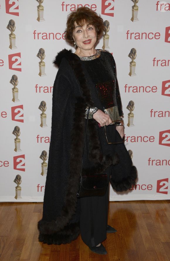 Judith Magre lors de la soirée de la 28ème Nuit des Molières au théâtre des Folies Bergère à Paris. Le 23 mai 2016

© Coadic Guirec / Bestimage