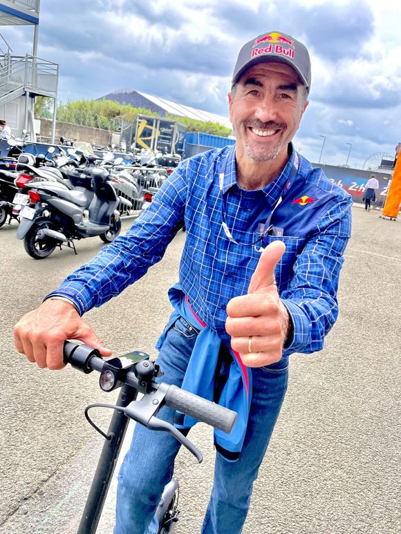 Luc Alphand - Personnalités lors des 24 Heures du Mans le 10 juin 2023. © Fabien Faure / Bestimage